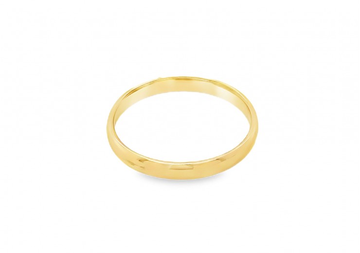 Pre-owned 18ct Yellow Gold Plain Wedding Band