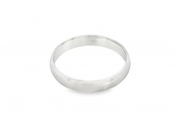 Pre-owned Platinum Plain Wedding Band Pre-owned Platinum Plain Wedding Band