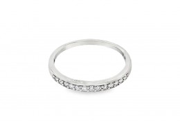 Pre-owned 9ct White Gold Diamond Eternity Ring