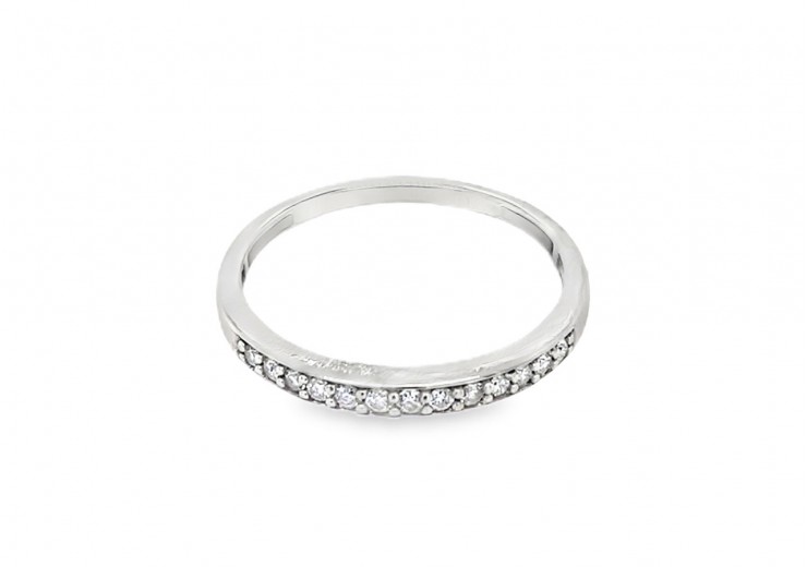 Pre-owned 9ct White Gold Diamond Eternity Ring