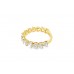 18ct Yellow Gold Heart Lab Diamond Eternity 18ct Yellow Gold Heart Lab Diamond Eternity