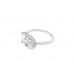 18ct White Gold Lab Diamond Toi Et Moi 18ct White Gold Lab Diamond Toi Et Moi
