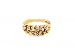 Pre-owned Vintage 9ct Yellow Gold Keepers Ring Pre-owned Vintage 9ct Yellow Gold Keepers Ring