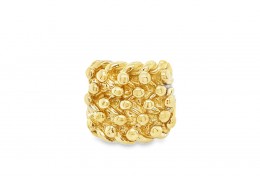 Pre-owned 9ct Yellow Gold Keepers Ring Pre-owned 9ct Yellow Gold Keepers Ring