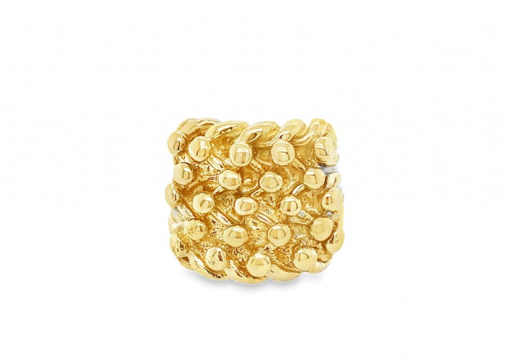 Pre-owned 9ct Yellow Gold Keepers Ring