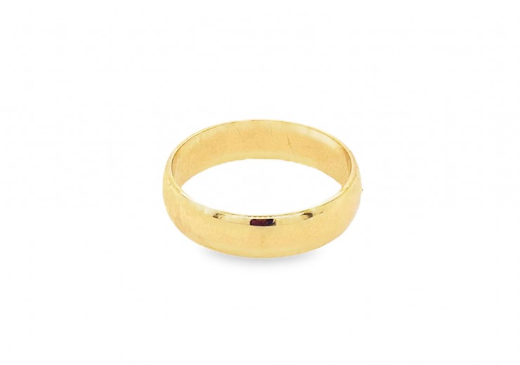Pre-owned 9ct Yellow Gold Plain Band