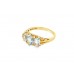 Pre-owned Vintage 9ct Gold Aquamarine Ring