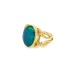 Pre-owned Vintage 9ct Gold & Opal Triplet Ring Pre-owned Vintage 9ct Gold & Opal Triplet Ring