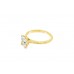 18ct Yellow Gold Lab Diamond Ring