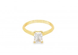 18ct Yellow Gold Lab Diamond Ring