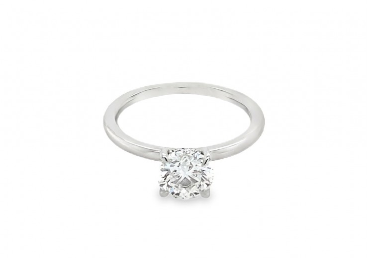 Platinum Lab Grown Solitaire Ring