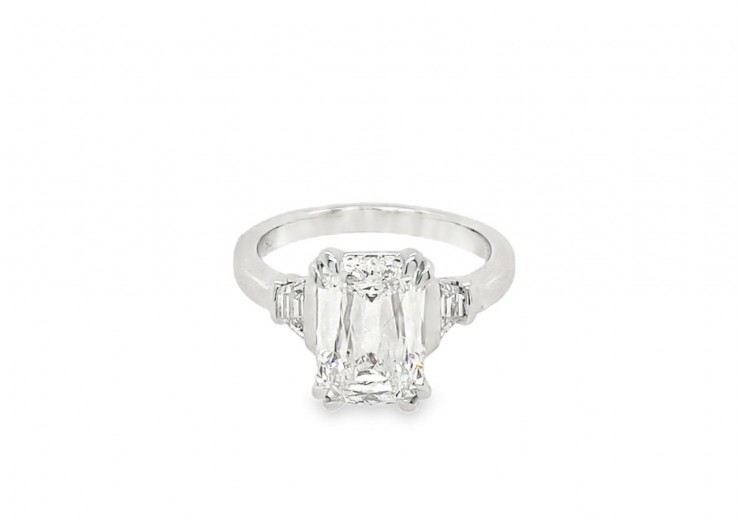 Platinum Lab Diamond Ring