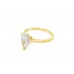 18ct Yellow Gold Lab Diamond Ring