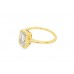 18ct Yellow Gold Lab Diamond Ring