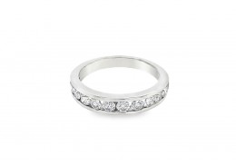 Pre-owned 9ct White Gold Diamond Eternity Ring Pre-owned 9ct White Gold Diamond Eternity Ring