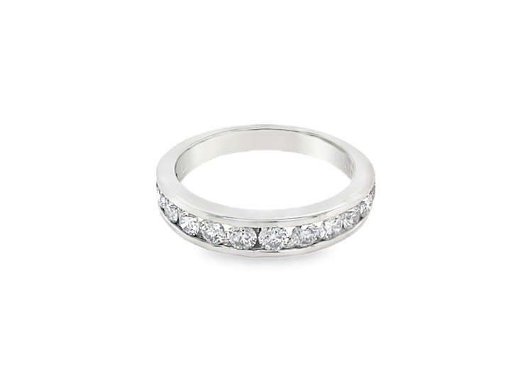 Pre-owned 9ct White Gold Diamond Eternity Ring Pre-owned 9ct White Gold Diamond Eternity Ring