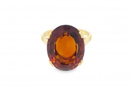 Pre-owned 9ct Gold Quartz Ring Pre-owned 9ct Gold Quartz Ring