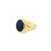 Pre-owned 9ct Yellow Gold & Bloodstone Signet Ring