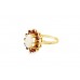 Pre-owned 9ct Gold Opal & Garnet Ring