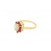 Pre-owned 9ct Gold Ruby & Opal Ring