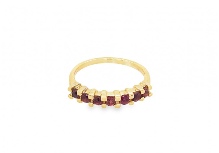 Pre-owned 9ct Gold & Pink Tourmaline Ring