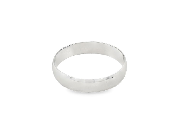 Pre-owned 9ct White Gold Wedding Band