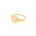 Pre-owned 9ct Yellow Gold Signet Ring