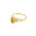 Pre-owned 9ct Gold & Yellow Sapphire Ring