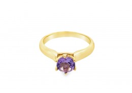 Pre-owned 9ct Gold Amethyst Ring