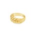Pre-owned Vintage 9ct Yellow Gold Woven Band