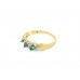 Pre-owned 9ct Gold Emerald & Diamond Ring