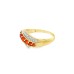 Pre-owned 9ct Gold Fire Opal & Diamond Ring