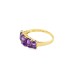 Pre-owned 9ct Yellow Gold & Amethyst Ring