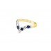 Pre-owned 9ct Gold Sapphire & Diamond Wishbone Ring