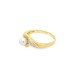 Pre-owned 9ct Gold Pearl & Diamond Ring 