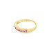 Pre-owned 9ct Yellow Gold & Pink Sapphire Ring