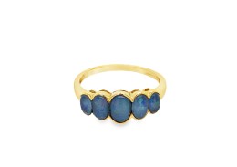 Pre-owned 9ct Yellow Gold & Opal Triplet Ring Pre-owned 9ct Yellow Gold & Opal Triplet Ring