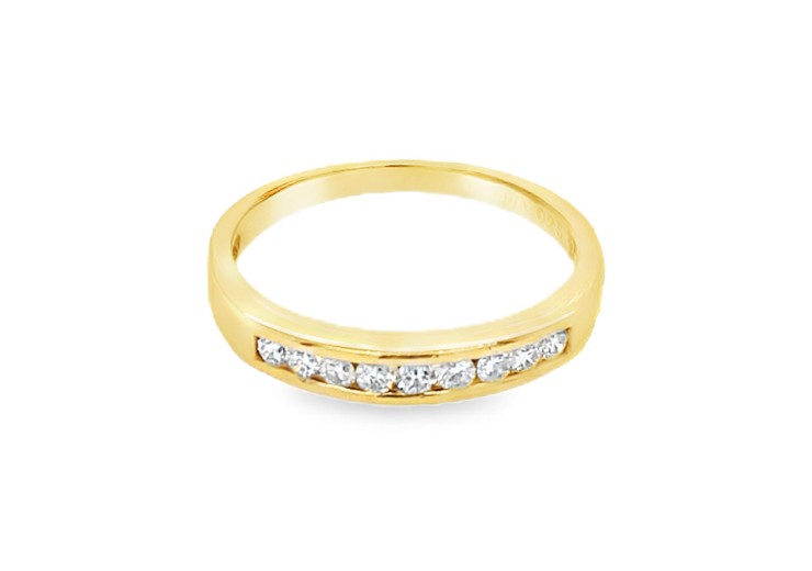 Pre-owned 18ct Yellow Gold Diamond Eternity Ring