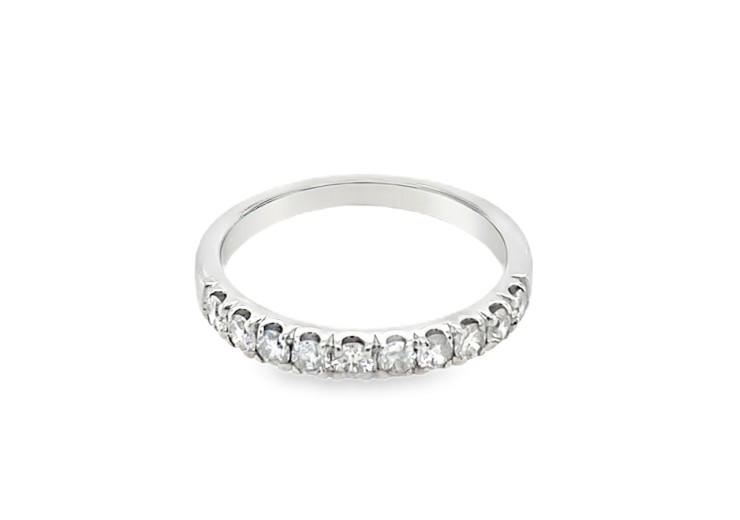 Pre-owned 9ct White Gold Diamond Eternity Ring