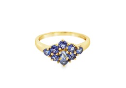 Pre-owned 9ct Yellow Gold Tanzanite Ring