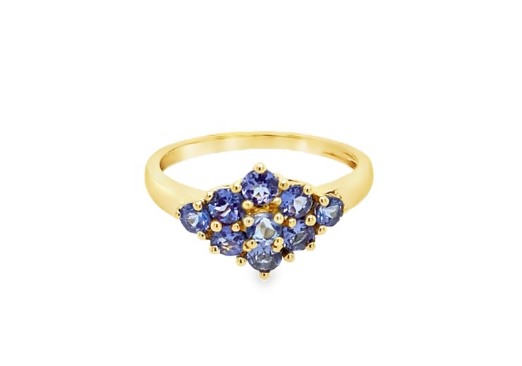 Pre-owned 9ct Yellow Gold Tanzanite Ring