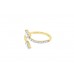 9ct Gold Fancy Lab Diamond Ring