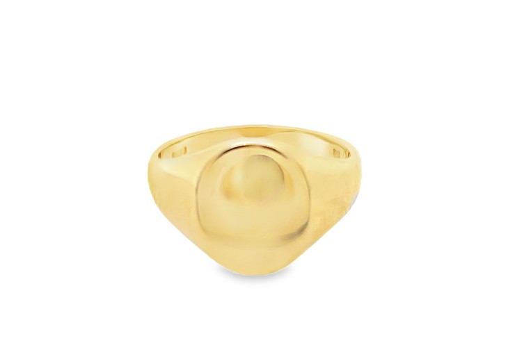 Pre-owned 9ct Yellow Gold Signet Ring