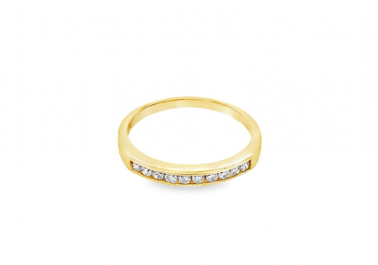 Pre-owned 9ct Gold Diamond Eternity Ring