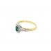 Pre-owned 9ct Gold Emerald and Diamond Ring Pre-owned 9ct Gold Emerald and Diamond Ring