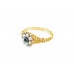 Pre-owned Antique 18ct Gold Pearl & Emerald Ring