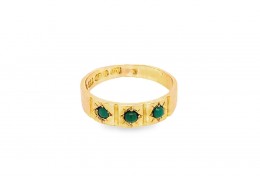 Pre-owned Antique 15ct Gold & Turquoise Ring