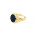 Pre-owned 9ct Yellow Gold & Onyx Signet Ring