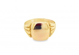 Pre-owned 9ct Rose Gold Signet Ring