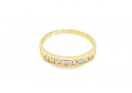 Pre-owned 18ct Yellow Gold Diamond Eternity Ring